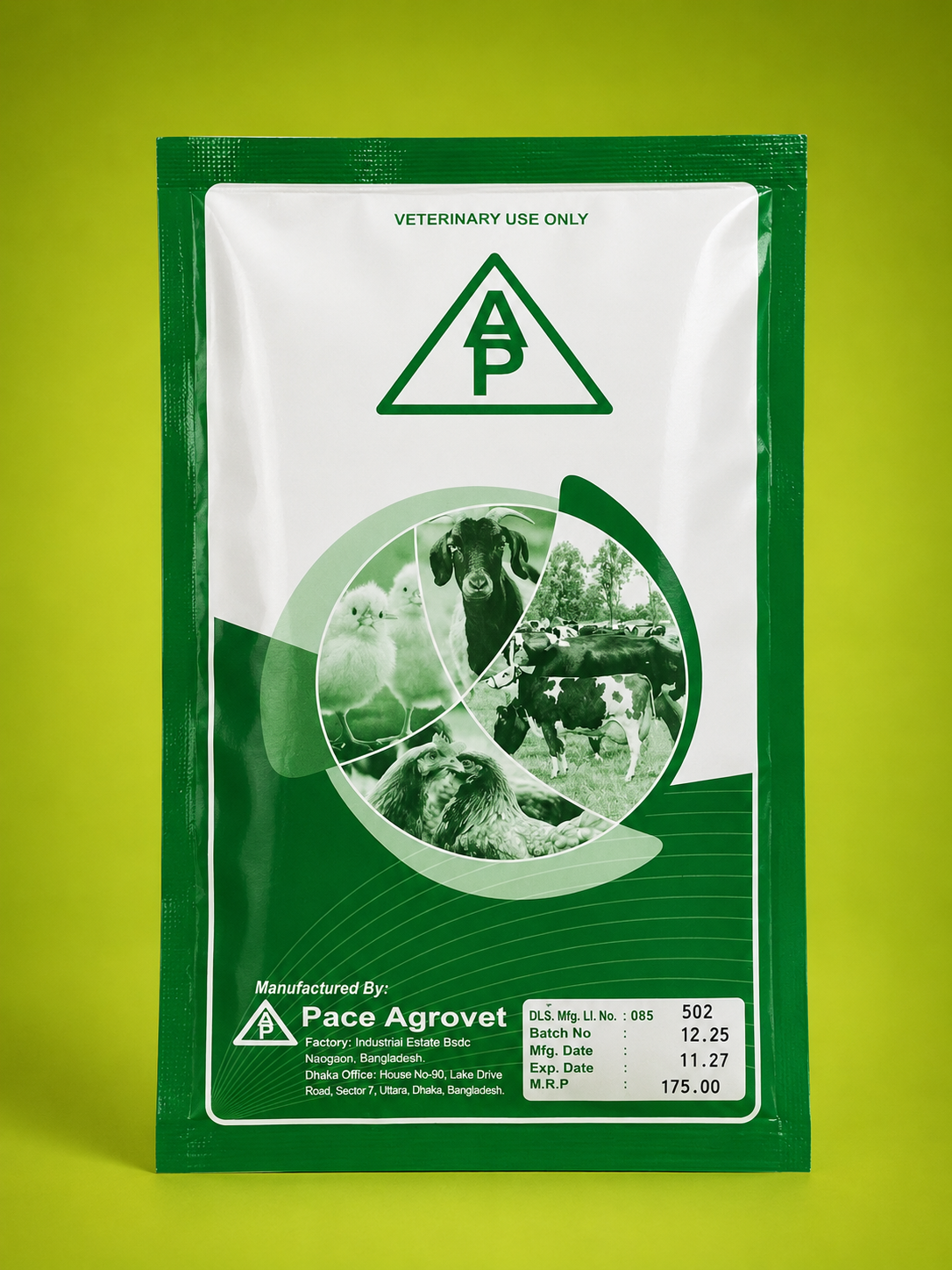 Vet Care 100 gm FMD treatment powder by Pace Agrovet for cattle, buffalo, horses, sheep and goats.