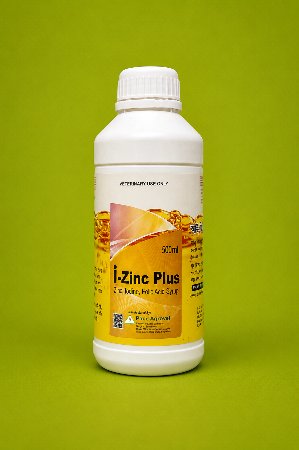 I-Zinc Plus Veterinary Zinc, Iodine and Folic Acid Liquid Supplement for Livestock and Poultry by Pace Agrovet