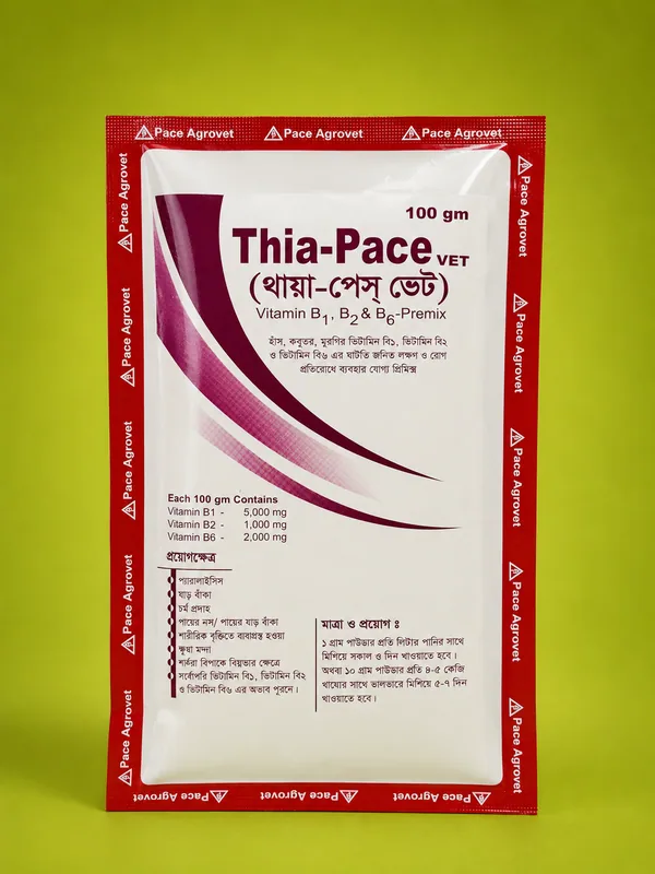 ThiaPace Vet Vitamin B-Complex Powder for Poultry by Pace Agrovet